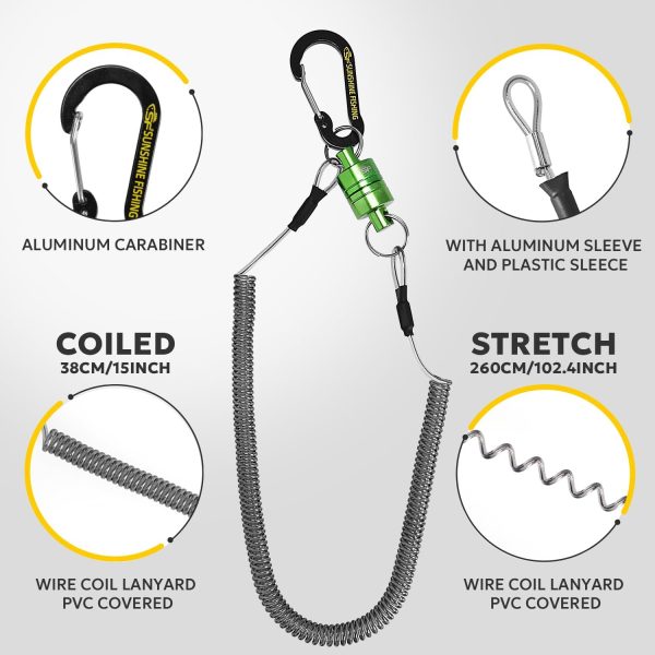 SF Fly Fishing Landing Net Soft Rubber Mesh Trout Net Catch and Release Net - Image 6